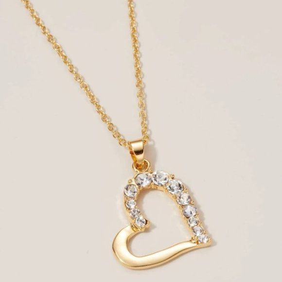 Jewelry - Heart of Radiance Rhinestone Pendant Necklace